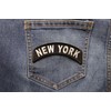 New York Patch - 4x1.75 inch. Embroidered Iron on Patch