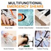 6 In 1 Emergency Shears, Stainless Steel Foldable Trauma Shears
