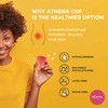 Menstruationstasse Größe 1 (klein) für leichte Blutung |12 Stunden Schutz