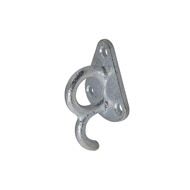 iapyx Set of 10 Three-Hole Tarpaulin Hooks with Eyelets for