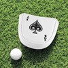 Clickinline Golf Mallet Putter Cover Headcover Magnetic Club Protector Fits