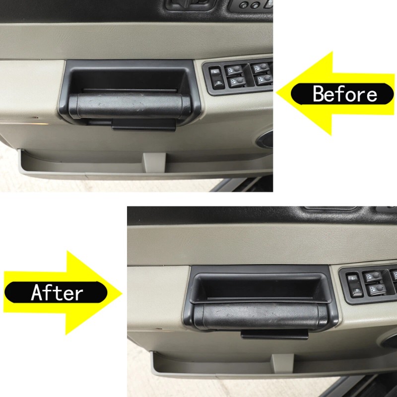 car-king888 ABS Car Door Handle Storage Box Tray Container Accessories