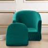 GOSTADY 2 Piece Club Chair Slipcover Stretch Barrel Armchair Chair