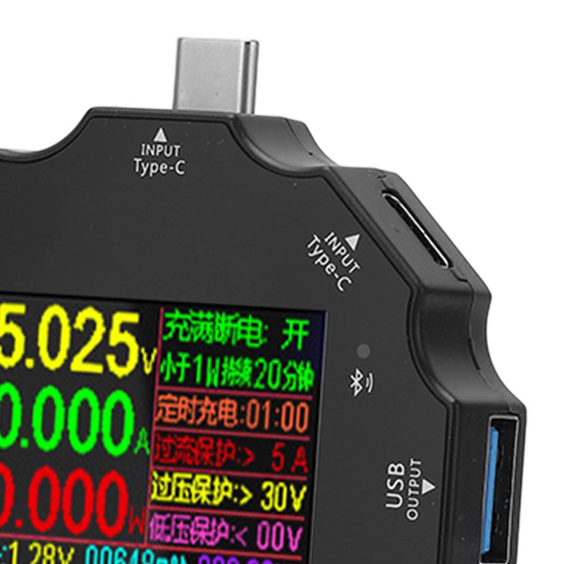 USB Digital Display Voltmeter Wireless Bluetooth Remote Control Charging Detector