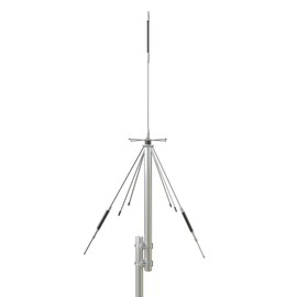 GRA‑D3000 Ultra Wideband Discone Scanner Antenna 75 MHz–3 GHz (RX), 144/430/900/1200 MHz (TX) | Compact Outdoor Base with 32.8 ft RG‑58 Cable, SO‑239 Connector