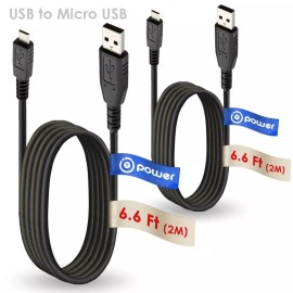 For JBL 2-Pack Microusb Cable 6 ft Micro USB Cable, Android Charger [6.6ft] Unbreakable
