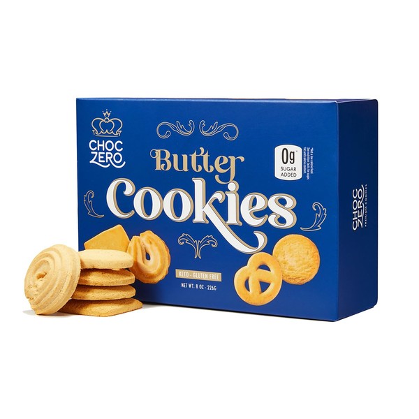 ChocZero ChocZero Keto Butter Cookies - Sugar Free Danish Shortbread