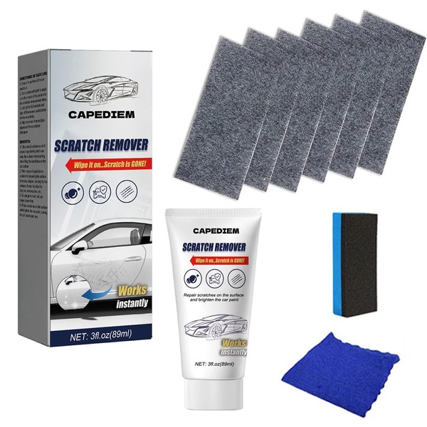 6Pcs New Nano Sparkle Cloth Car Scratch Remover, Car Scratch
