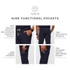 FIGS Cairo Cargo Scrub Pants for Men – Navy Blue,
