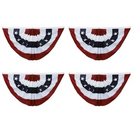 Super Tough 3'x 6' Printed Poly Pleated Fan (4, 4-Pack)