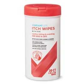 VibrantLife Itch Wipes with Aloe (30 Count)