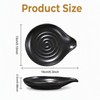 Ceramic Spoon Rest, 16x13x2.5cm Ceramic Spoon Rest with Spiral Design,