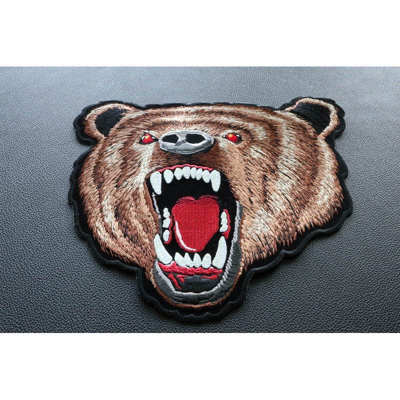 Bear Patch, Large Animal Patches for Jackets