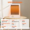 Upgraded Electric Wall Heater Complete Unit with Thermostat (Model: CSC151TW,