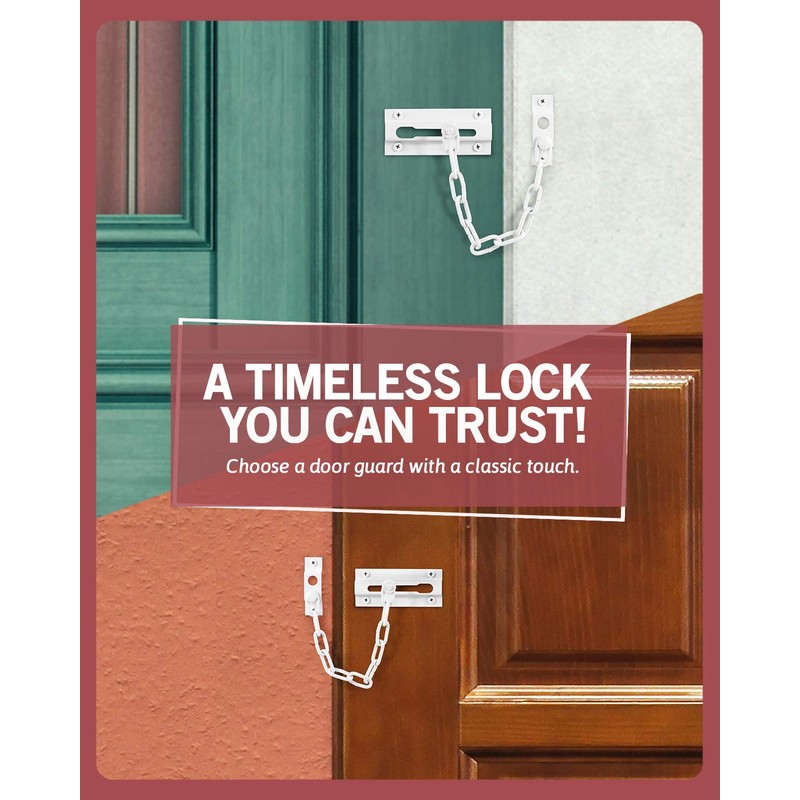Jack N’ Drill Chain Door Guard with Lock - 2