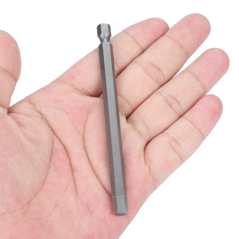 10Pcs 6mm Magnetic Screwdriver Bits Alloy Steel 1/4 Inch Hex