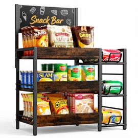 Nuovoware 3 Tier Candy Display Rack, Snack Organizer for Countertop