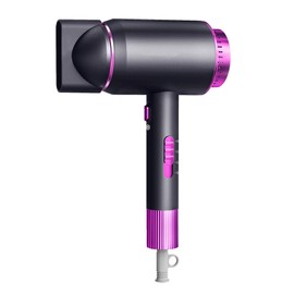 Hair Dryer Fast Drying Powerful Frizz Smoothing Professional Portable Adjustable Negative Ion Blow Dryer Grey