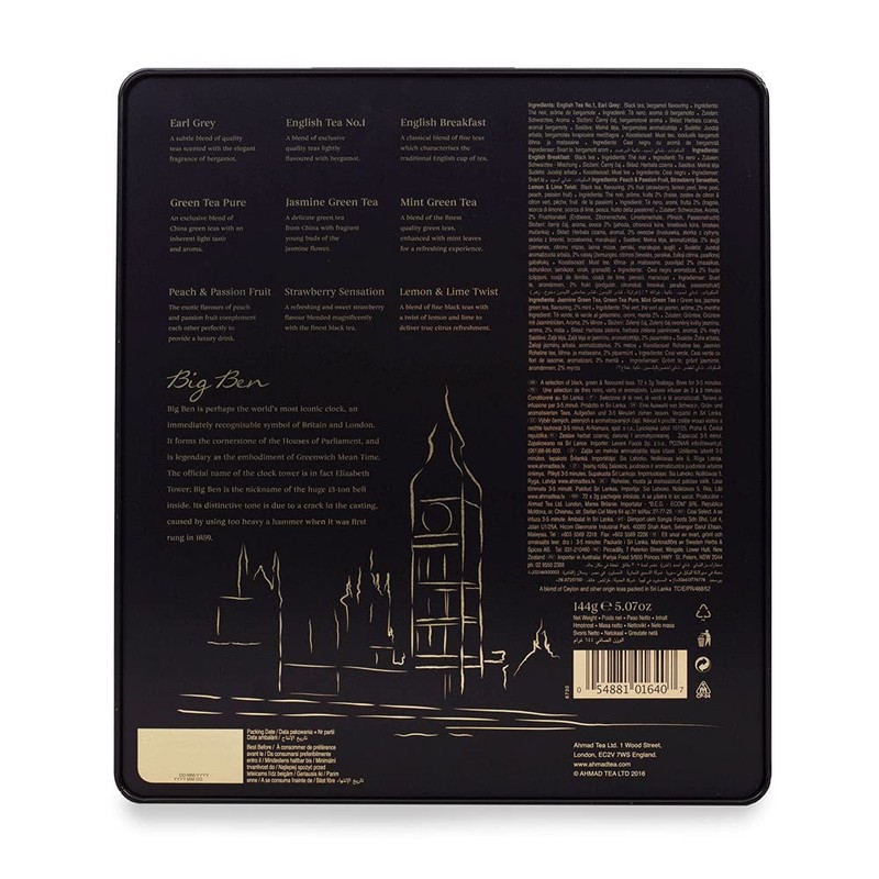 Ahmad Tea Timeless Tea Collection of 9 Black, Fruit &
