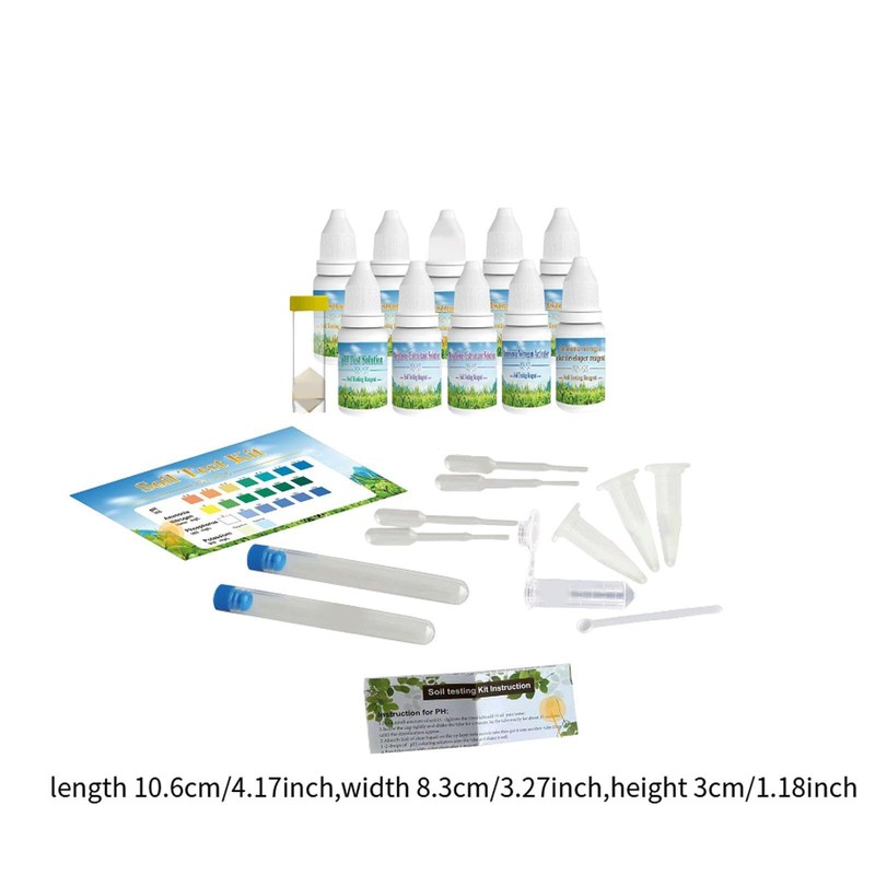 Fenteer Soil Test Kit Soil Tester Easy to Use, PH