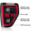 LED Tail Lights Assembly with Left and Right Sides Matte