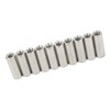 20Pcs M6 Female Thread Coupling Nut Practical Rustproof Stainless Steel