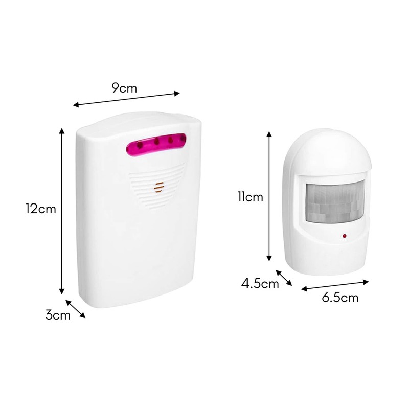 Multifunctional Wireless Driveway Alarm IR Motion Sensor Alarm Doorbell 1