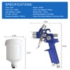 Tosucs HVLP Spray Gun with 1.0mm Tip Air Spray Gun