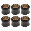Homyl 6pcs Rear Shock Absorber Rear Bushing Universal Motorcycle Replacement