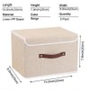 Yawinhe Storage Boxes with Lids 3 Pack, Collapsible Bin with