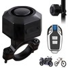 Motorcycle Alarm System, Anti-Theft Bicycle Alarm 110 dB Loud Vibration