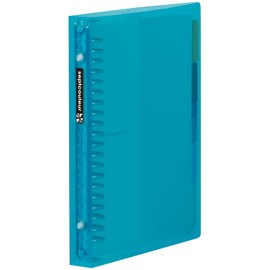 Maruman F381C-52 Loose Leaf Binder, A5, Septocrulle, 20 Holes, Light Blue