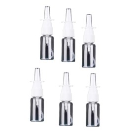 HywkingGrt 6 PCS 10ml Small Clear Nasal Spray Bottle, Portable Nose Plastic Refillable Container Rhinitis Care for Home-Made Saline