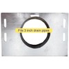 MOSINSBO 304 Stainless Steel Channel Drain End Outlet 9” Height