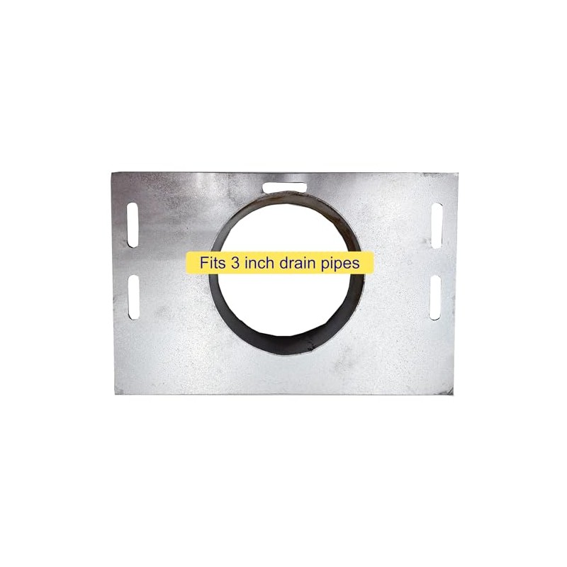 MOSINSBO 304 Stainless Steel Channel Drain End Outlet 9” Height