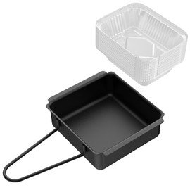 GARNETIN Nexgrill Grill Drip Pan & Grease Catcher Cup Set with 15 Aluminum Foil Liners - Nexgrill Replacement Parts, Nexgrill Grease Tray