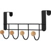 Gancho para Puerta Organizador de Espacio 4cm Resistente para Ropa