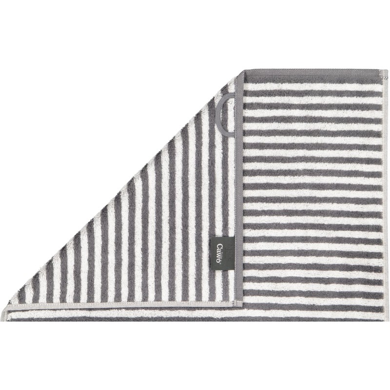 Cawö Campus Ringel 955 Hand Towels Anthracite - 77