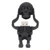 Cartoon U Disk Black Skull Appearance High Speed Bulk Storage
