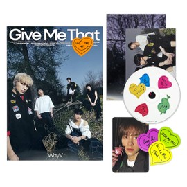 WayV - Mini 5th Album [Give Me That] (A Ver) Dust Cover + Photo Book + CD-R + Photo Card + Folded Poster + Postcard + Sticker + 3 Extra Photocards