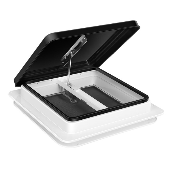 Livpow RV Roof Vent Kit 14" x 14" Manual Lift