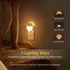 YUNLEX 2 Pack Plug in Night Light with 3 Lighting