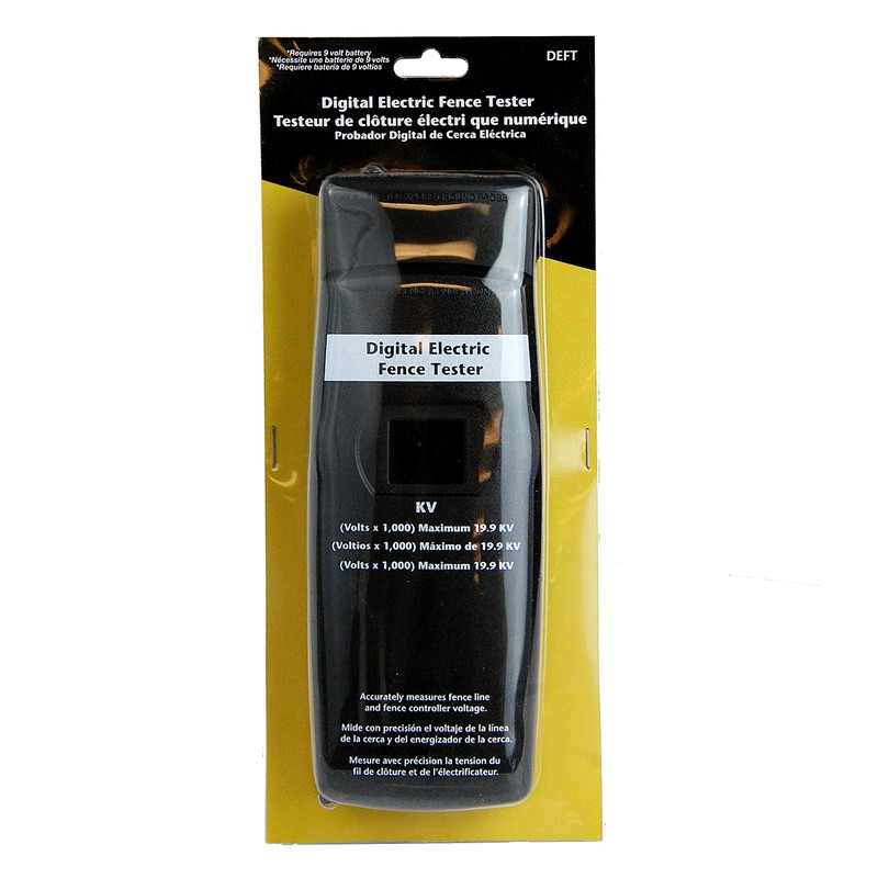 Zareba DEFT Digital Electronic Fence Tester,Black
