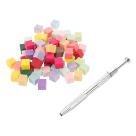 WOONEKY Professional Manicure Tools Set 4 Nail Art Sponges with Brush Stencil for Salon