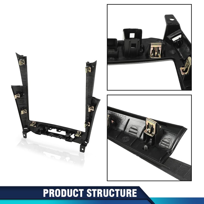 PIT66 Dash Radio Bezel Trim Vent Compatible with Chevy Malibu