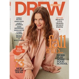 DREW Barrymore Magazine - Fall 2024: 73 New Decor, Beauty Trends, Parenting Personal Essay, Home, Food, School, Travel Guide, Work, Interview Highlights With Emily Blunt & More! Single Copy