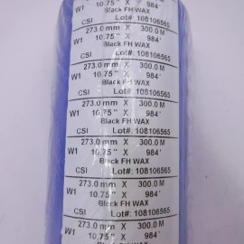 ARMOR-IILMAK Black FH Wax Ribbon 10.75" x 984' FST27325XC