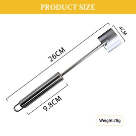 Cosmeria Stainless Steel Corn Corer, Efficient and Safe Corn Peeler Tool for Home and Restaurant, Easy to Clean and Store