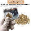 QSJ Threaded Insert 400Pcs M3 x L4 x D5 Heat