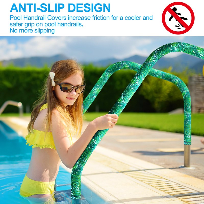 Junkin Pool Handrail Cover Swimming Pool Hand Rail Cover 4